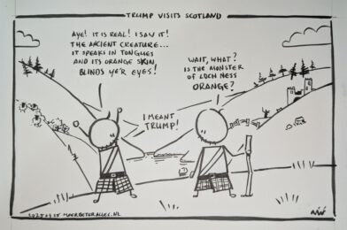 trump visits scotland